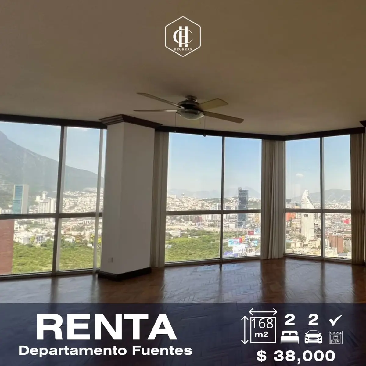 Departamento en renta en Fuentes del Valle, San Pedro Garza García — foto 1 de 11