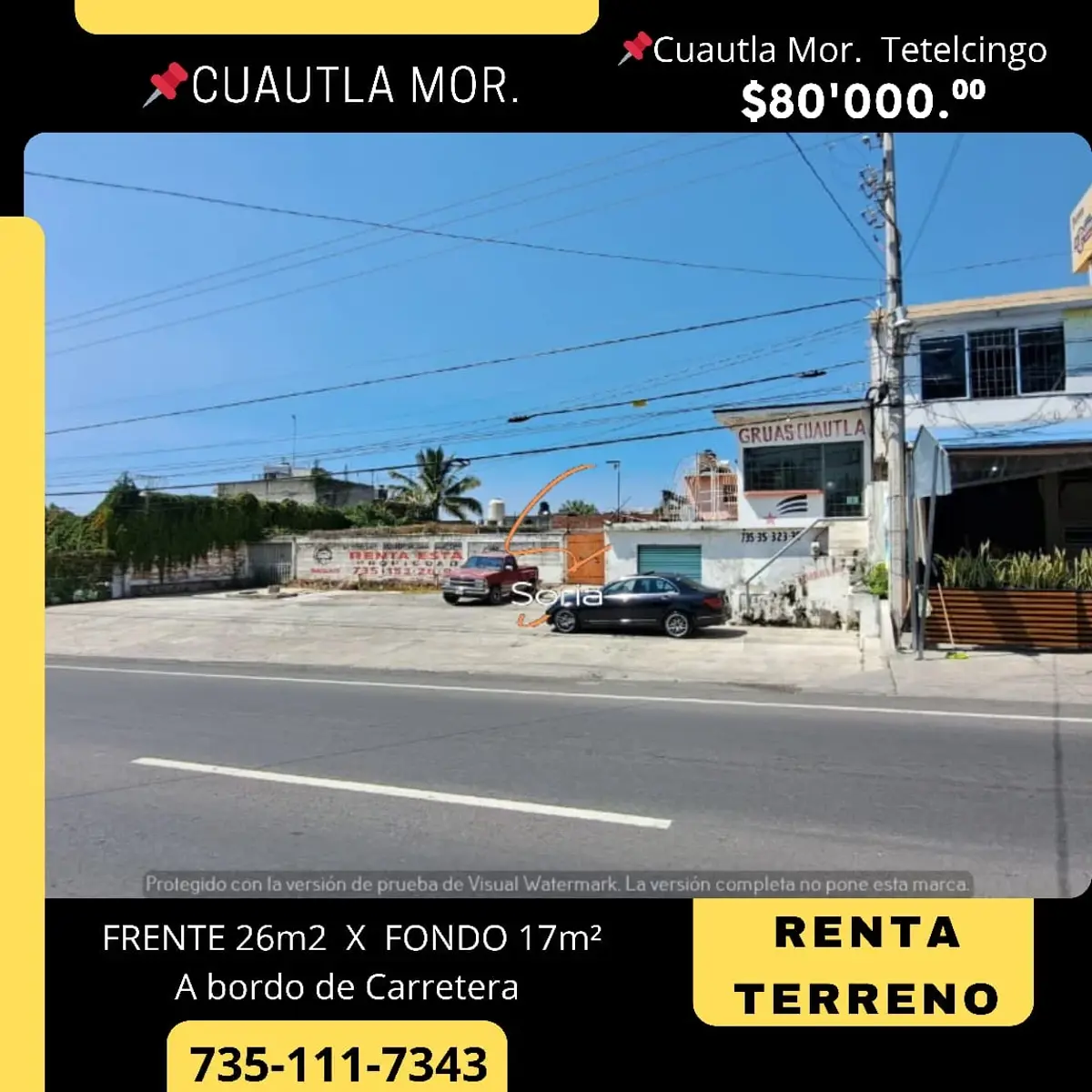 Terreno en renta en Tetelcingo, Cuautla — foto 1 de 14
