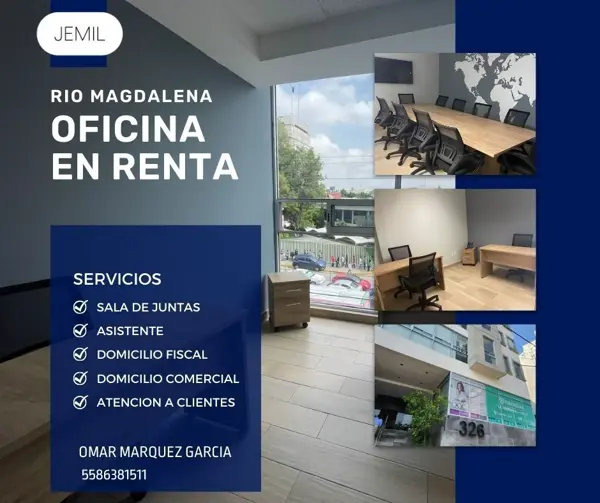 Oficina en La Otra Banda, Álvaro Obregón, Ciudad de México