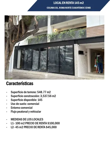 Local en renta en Roma Norte, Cuauhtémoc — foto 2 de 4
