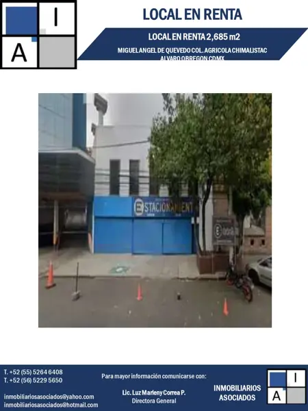 Local en renta en Chimalistac, Álvaro Obregón, Ciudad de México