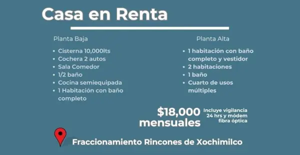 Casa en renta en Rincones de Xochimilco, Oaxaca de Juárez — foto 2 de 11