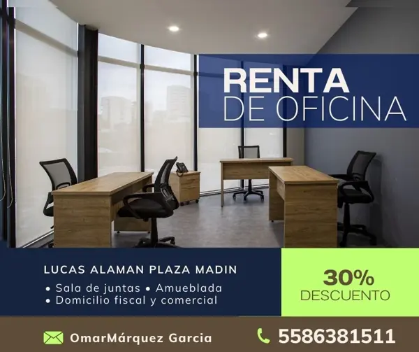 Oficina en Lomas Verdes 6a Sección, Naucalpan de Juárez, México