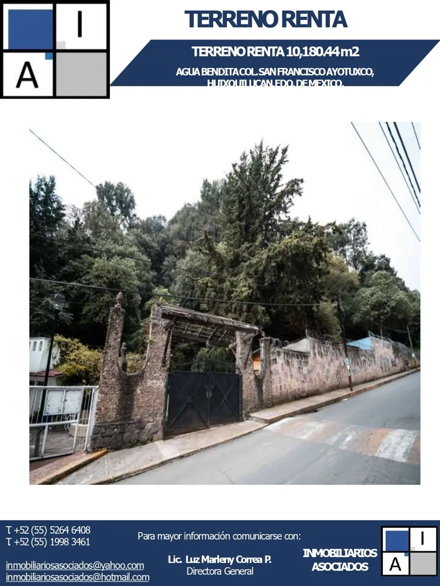 Terreno en renta en San Francisco Ayotuzco, Huixquilucan — foto 1 de 2