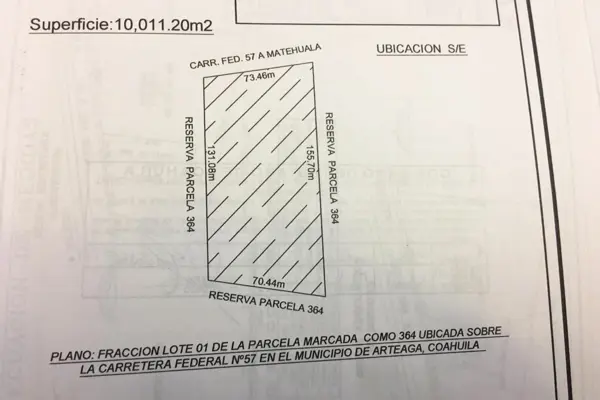 Terreno en renta en Arteaga Centro, Arteaga, Coahuila de Zaragoza