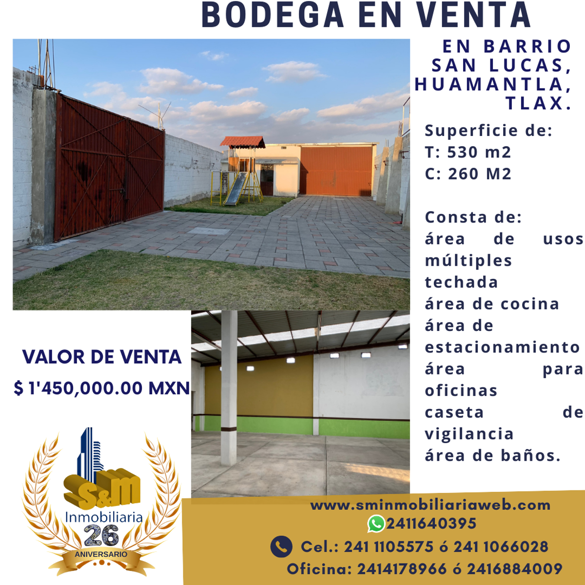 Bodega en venta en San Lucas, Huamantla — foto 1 de 13