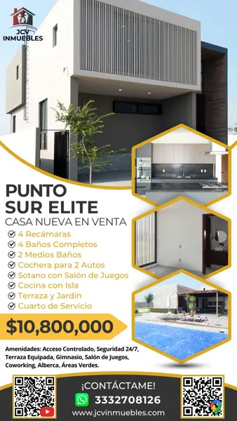 Casa en Punto Sur, Tlajomulco de Zúñiga, Jalisco