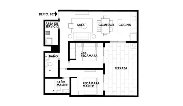 Departamento en San Rafael, Cuauhtémoc, Ciudad de México