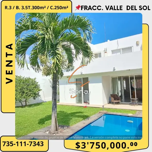 Casa en venta en Valle del Sol, Cuautla, Morelos Casa en venta en Valle del Sol, Cuautla, Morelos