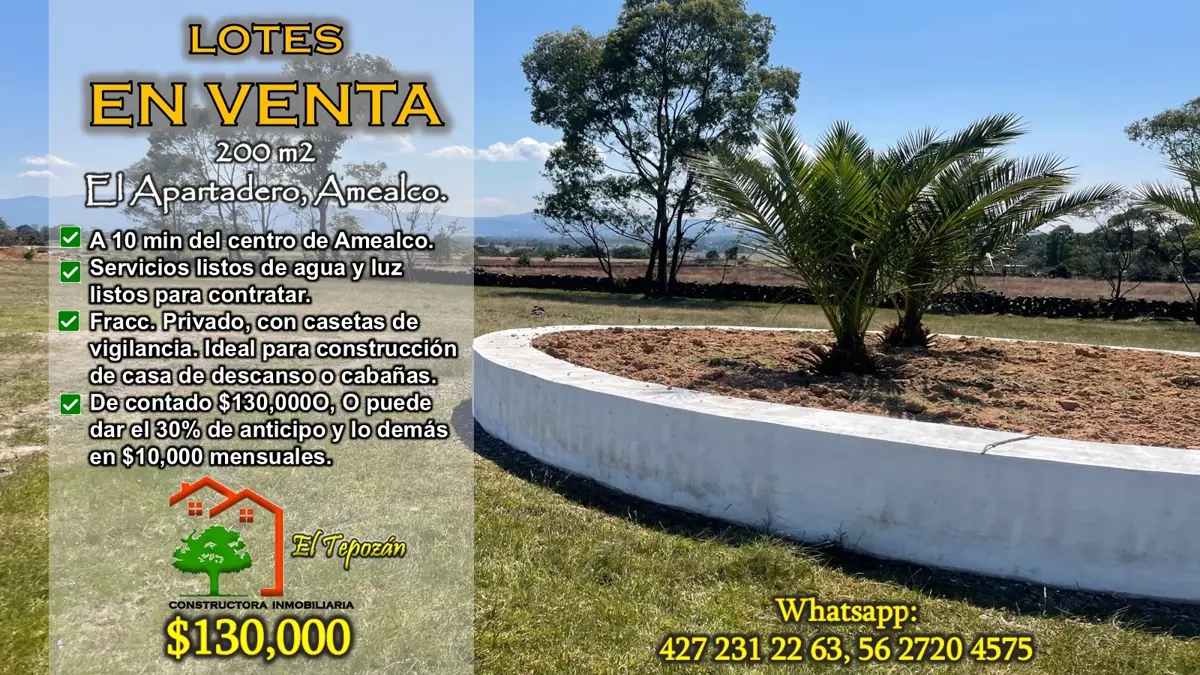 Terreno en venta en El Apartadero, Amealco de Bonfil — foto 1 de 20