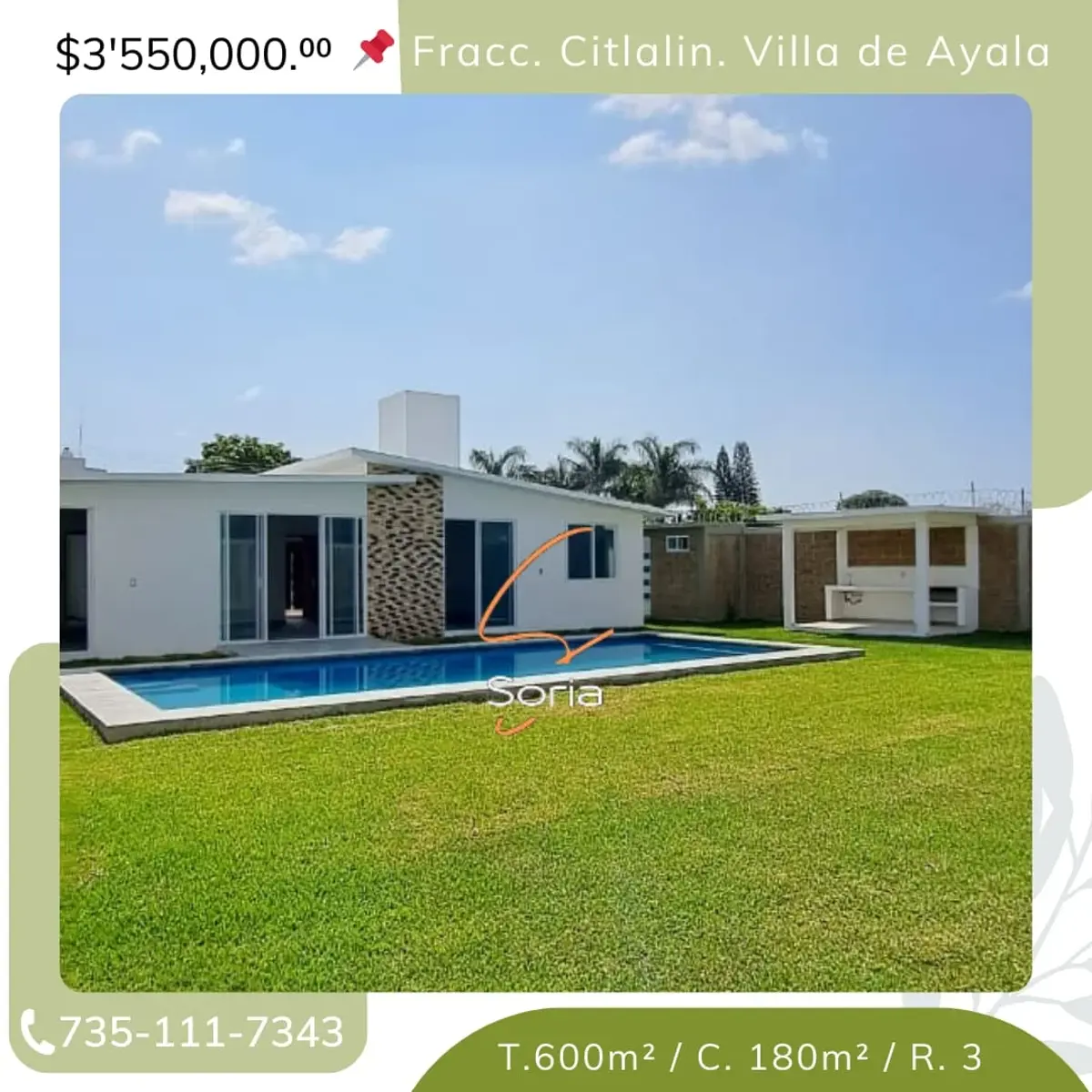 Casa en venta en Citlalin, Ayala — foto 1 de 18