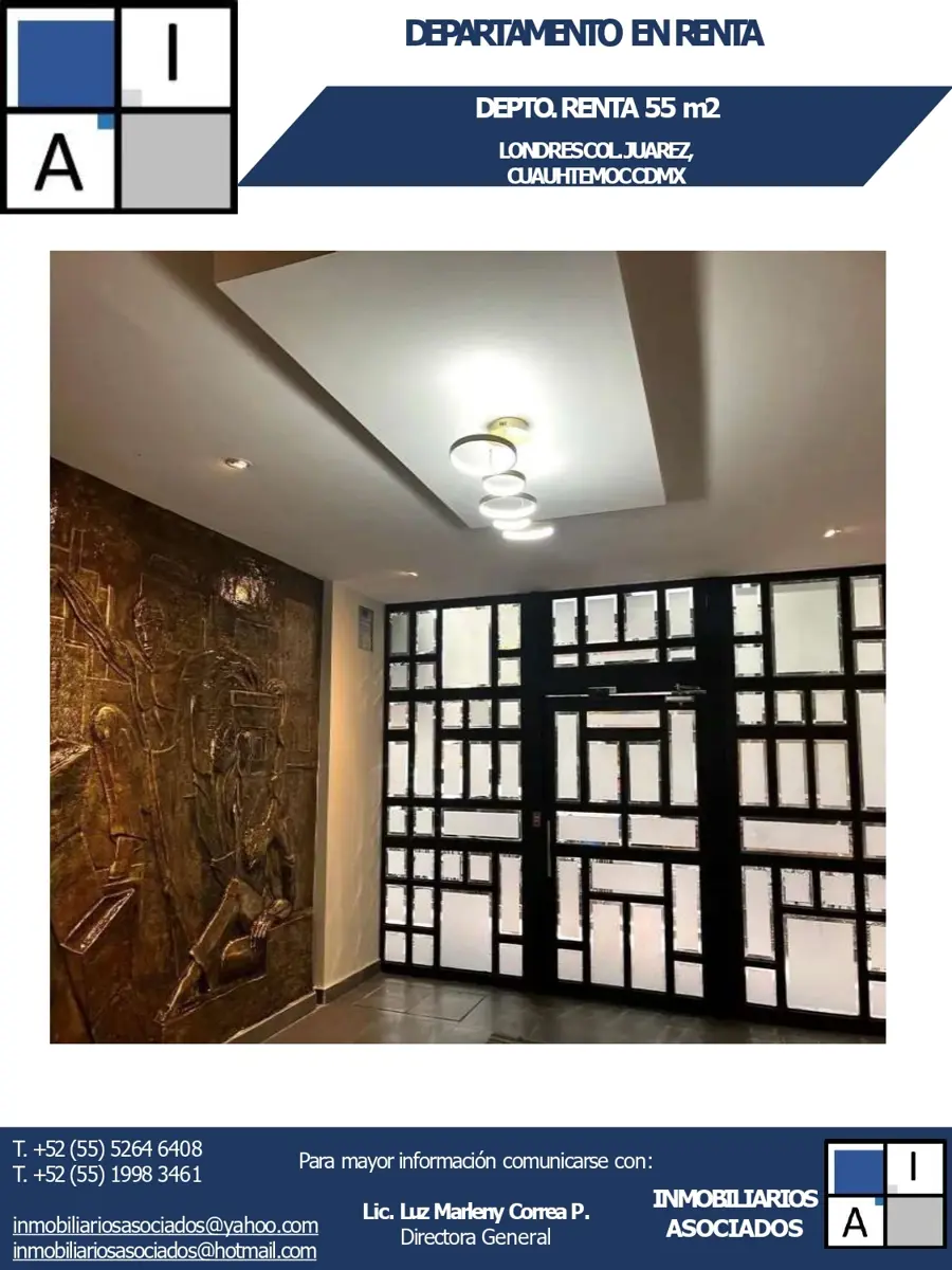 Departamento en renta en Juarez, Cuauhtémoc — foto 1 de 7