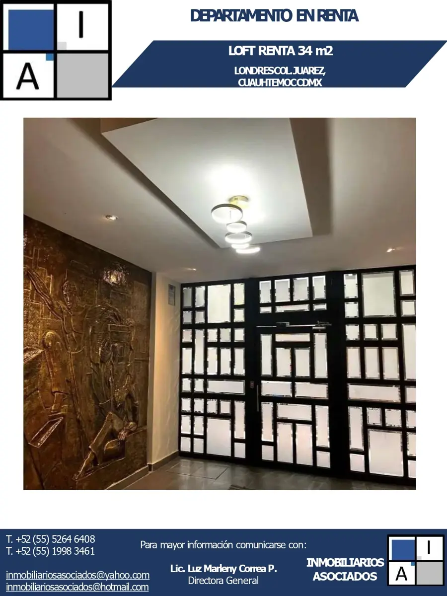 Departamento en renta en Juarez, Cuauhtémoc — foto 1 de 7