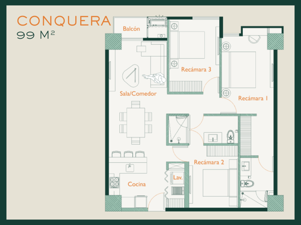 Departamento en venta en Residencial el Fresno, Torreón — foto 2 de 15