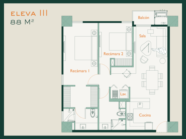 Departamento en venta en Residencial el Fresno, Torreón — foto 2 de 15