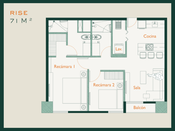 Departamento en venta en Residencial el Fresno, Torreón — foto 2 de 10