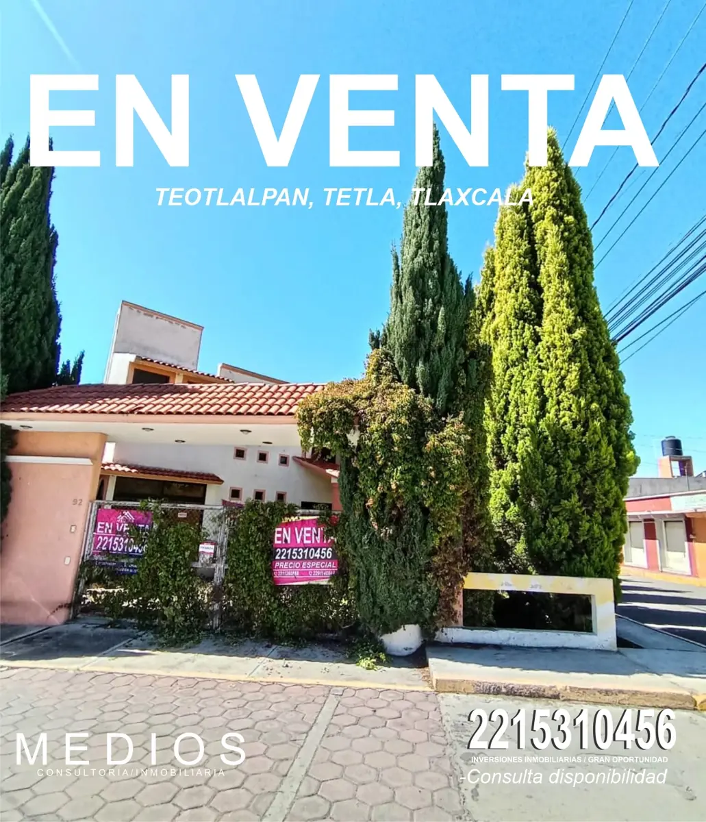 Casa en venta en Teotlalpan, Tetla de la Solidaridad — foto 1 de 13