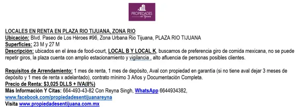 Local en renta en Zona Urbana Rio Tijuana, Tijuana — foto 3 de 10
