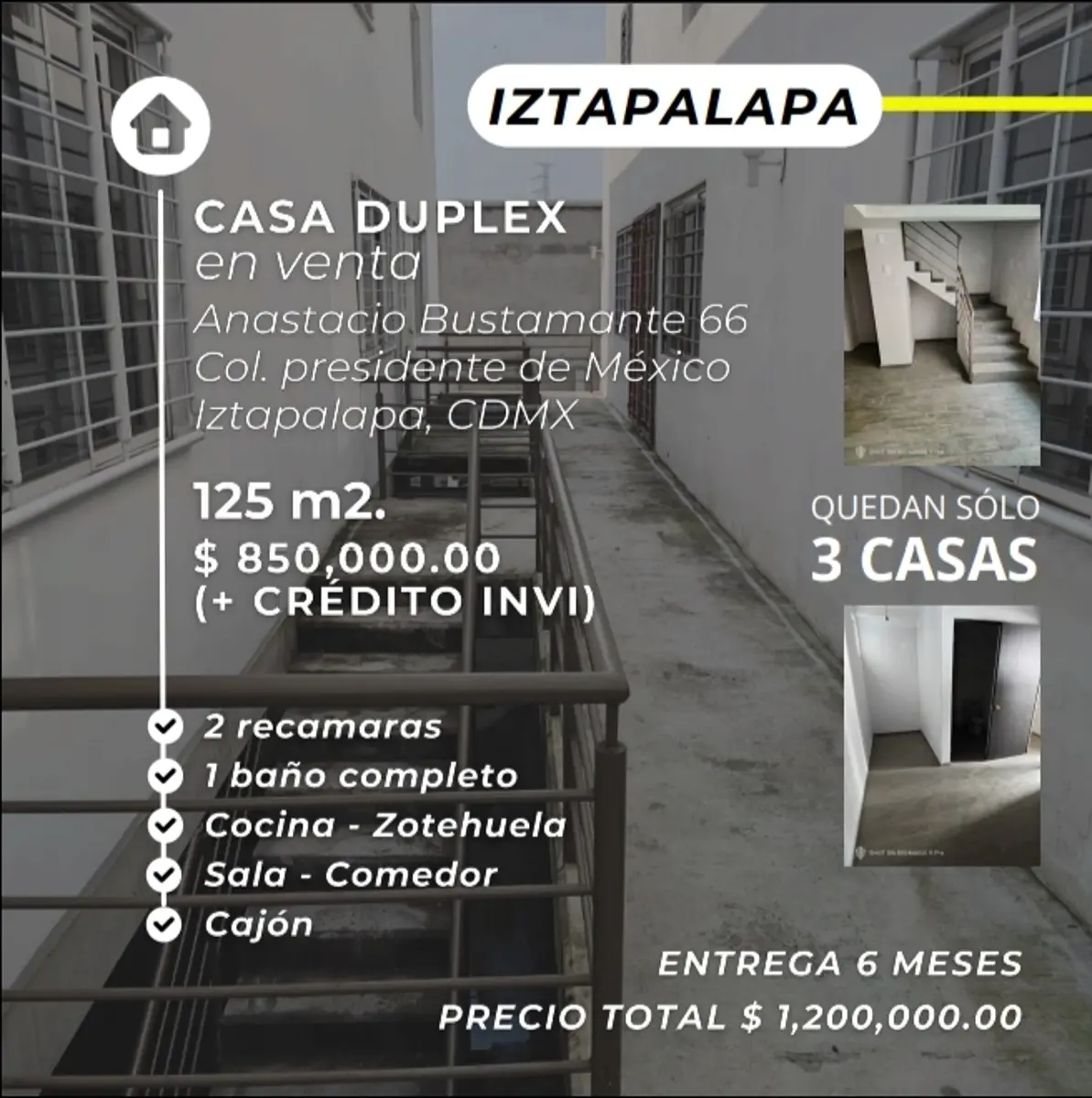 Casa en venta en Presidentes de Mexico, Iztapalapa — foto 1 de 17
