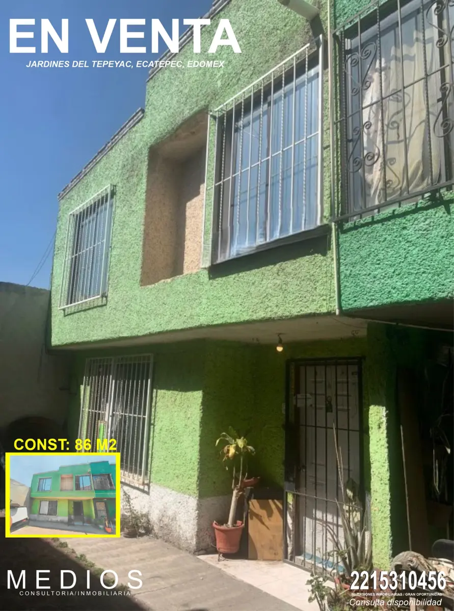 Casa en venta en Jardines del Tepeyac, Ecatepec de Morelos — foto 1 de 5