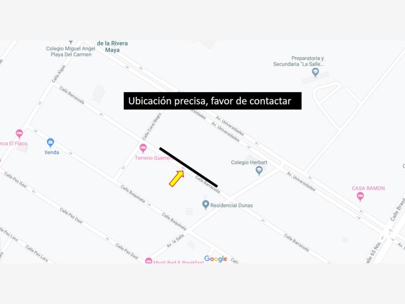 Terreno en venta en Los Arrecifes, Solidaridad