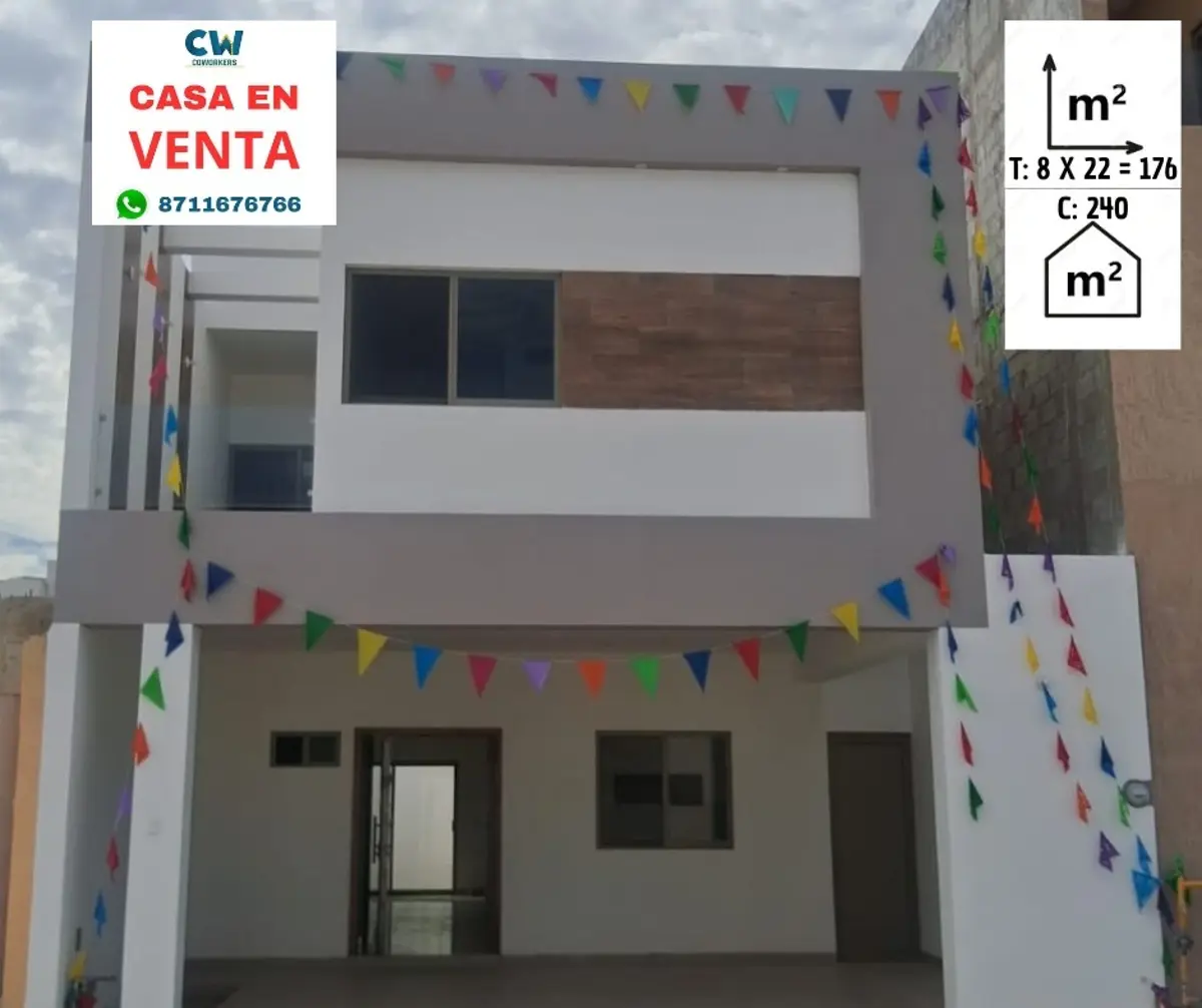 Casa en Venta en Villa de las Palmas, Torreón, Coahuila de Zaragoza