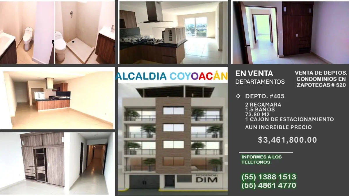 Departamento en venta en Ajusco, Coyoacán — foto 1 de 13