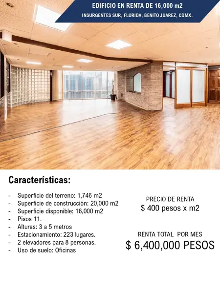 Edificio en renta en Florida, Álvaro Obregón — foto 2 de 16