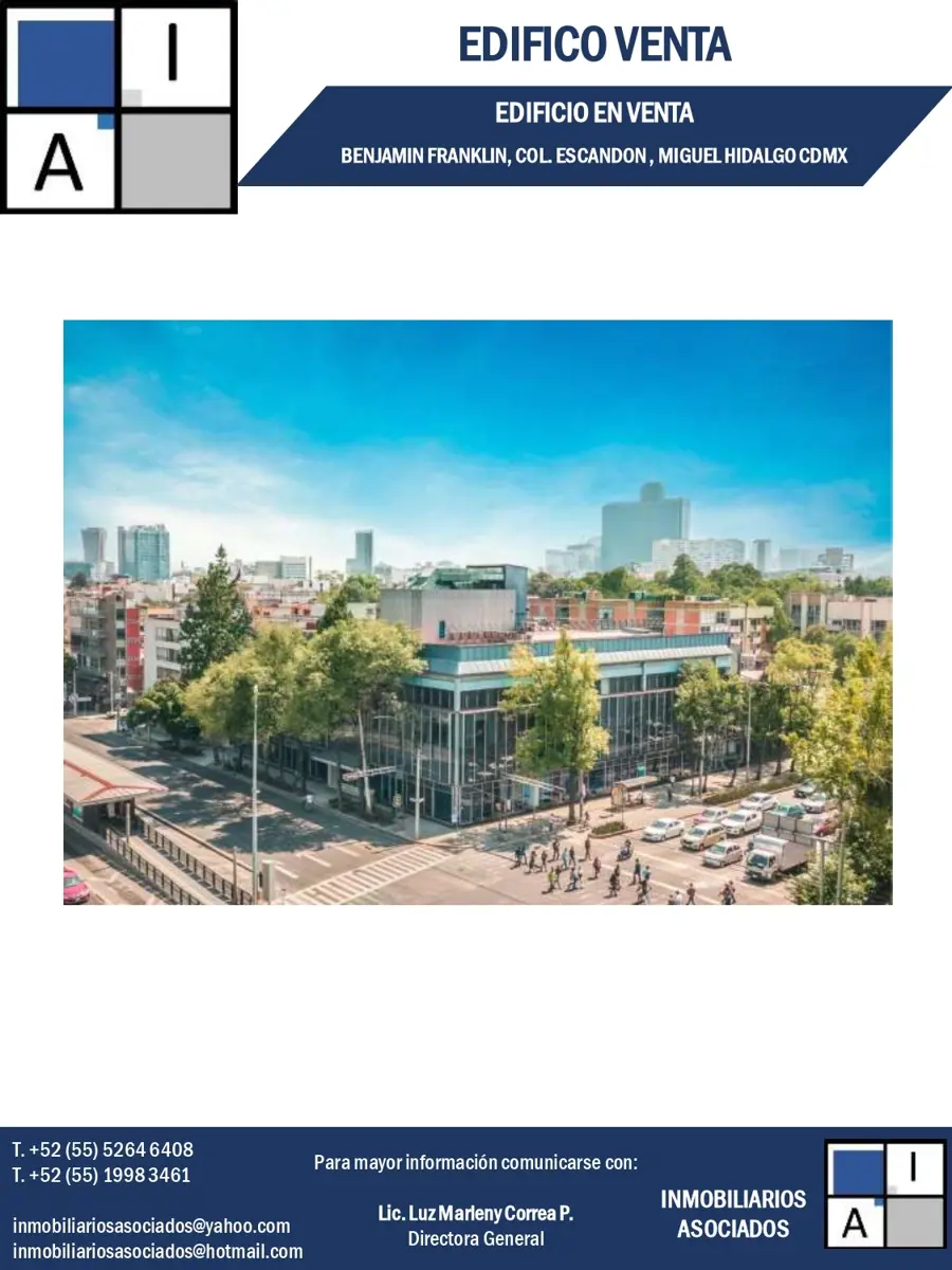 Edificio en venta en Escandón I Sección, Miguel Hidalgo — foto 1 de 2