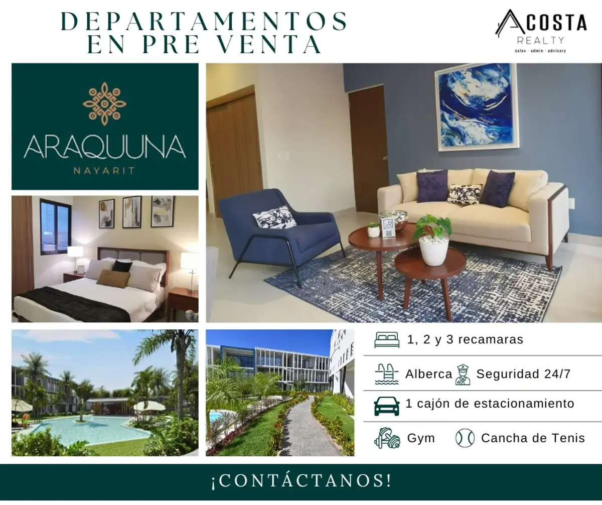 Departamento en venta en Mezcales, Bahía de Banderas — foto 1 de 3