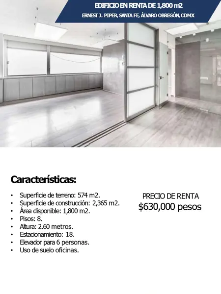 Edificio en renta en Paseo de las Lomas, Álvaro Obregón — foto 2 de 7