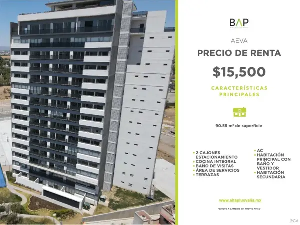 Departamento en renta en Pedregal del Carmen, León — foto 2 de 6