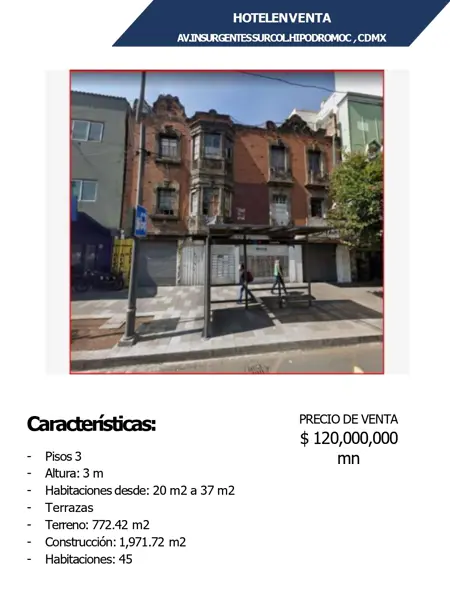 Departamento en venta en Hipodromo, Cuauhtémoc — foto 2 de 2