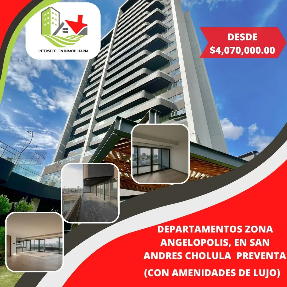 Departamento en venta en Reserva Territorial Atlixcayotl, San Andrés Cholula — foto 1 de 9