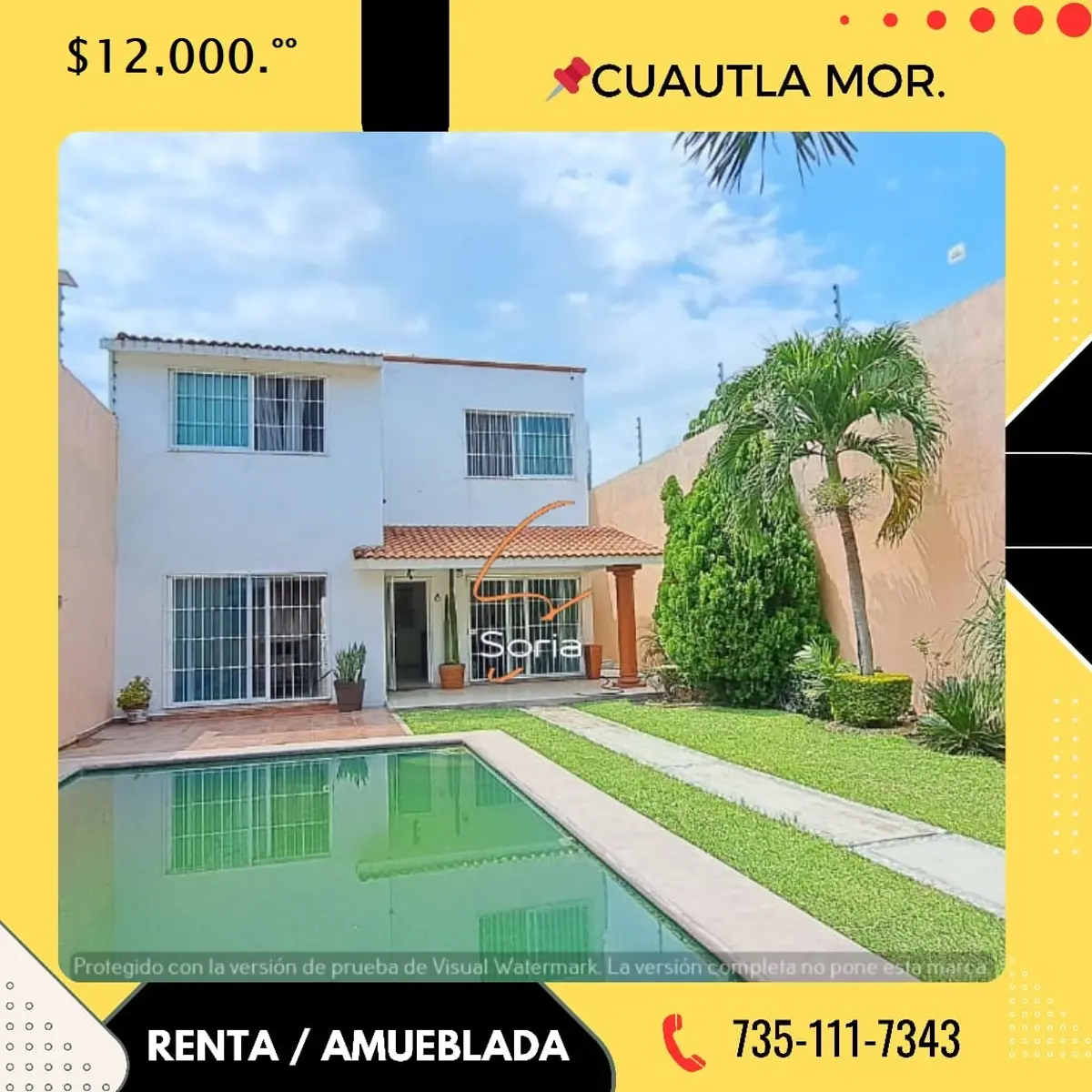 Casa en renta en Gabriel Tepepa, Cuautla — foto 1 de 28