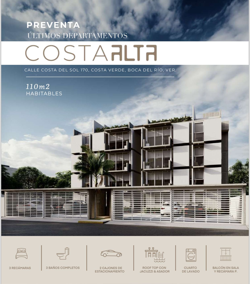 Departamento en venta en Costa Verde, Boca del Río — foto 1 de 7