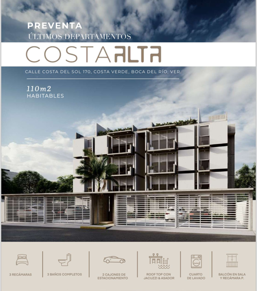 Departamento en venta en Costa Verde, Boca del Río, Veracruz de Ignacio de la Llave Departamento en venta en Costa Verde, Boca del Río, Veracruz de Ignacio de la Llave