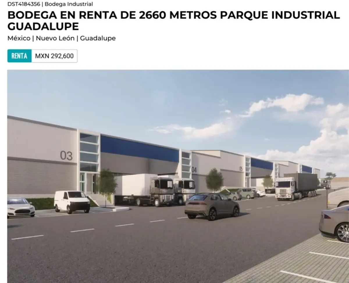 Bodega en renta en Parque Industrial Guadalupe, Guadalupe — foto 1 de 6
