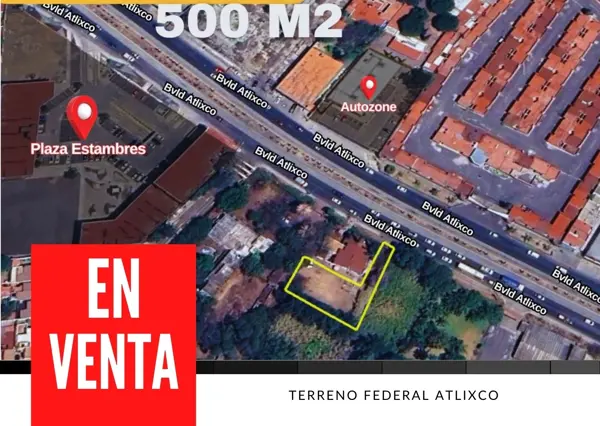 Terreno en Emiliano Zapata, San Andrés Cholula, Puebla