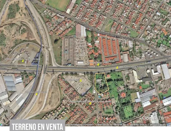 Terreno en Emiliano Zapata, San Andrés Cholula, Puebla