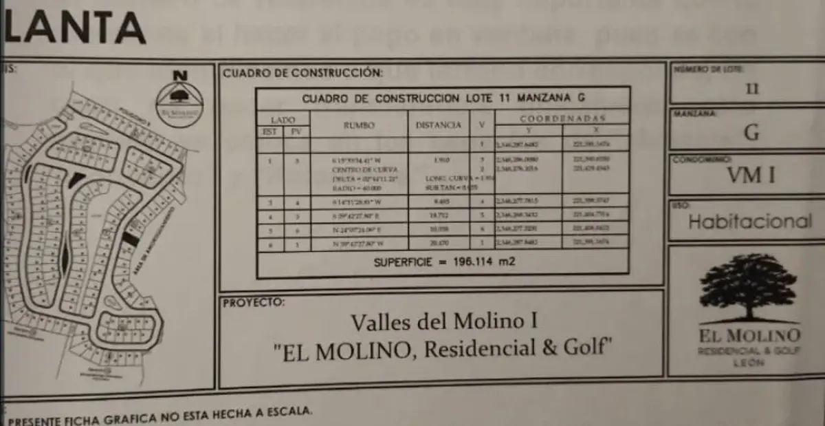 Terreno en venta en El Molino Residencial y Golf, León — foto 1 de 2