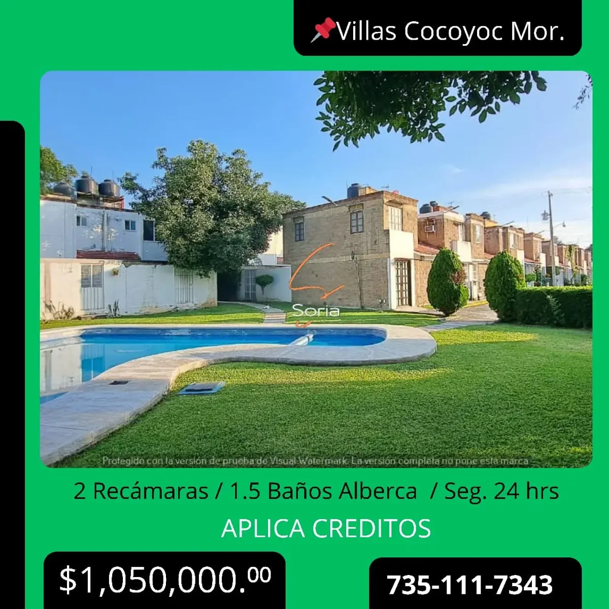 Casa en venta en Villas de Cocoyoc, Yautepec — foto 1 de 20
