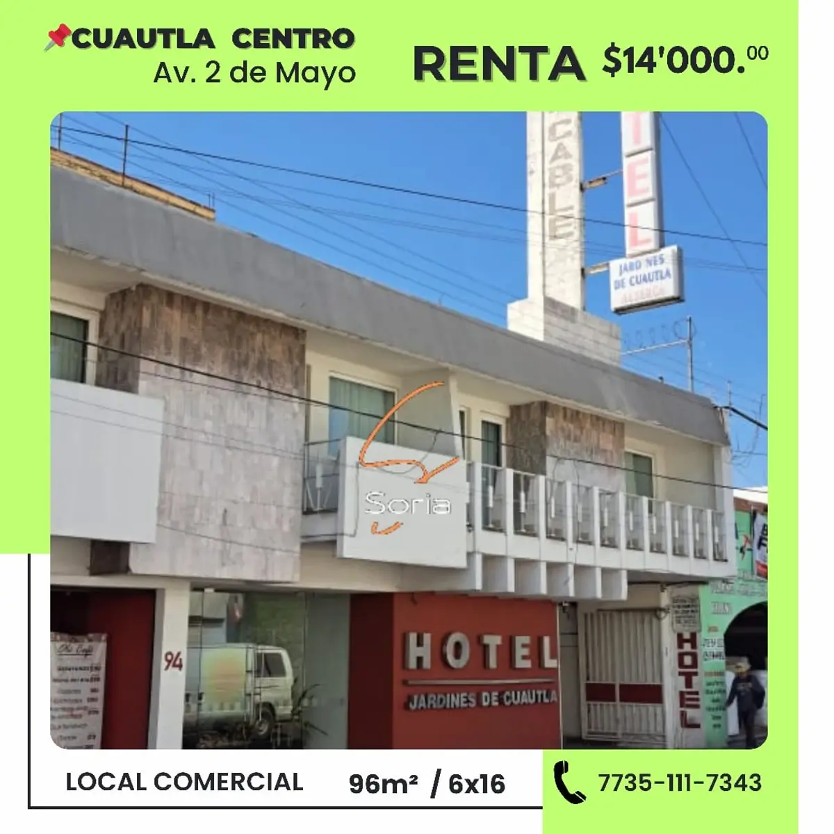 Local en renta en 2 de Mayo, Cuautla — foto 1 de 17