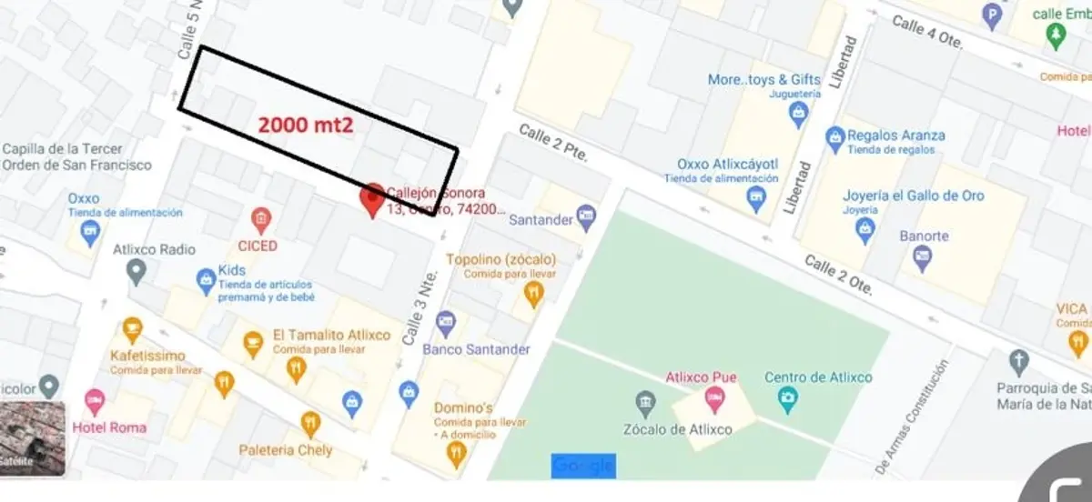 Terreno en venta en Atlixco Centro, Atlixco — foto 1 de 11