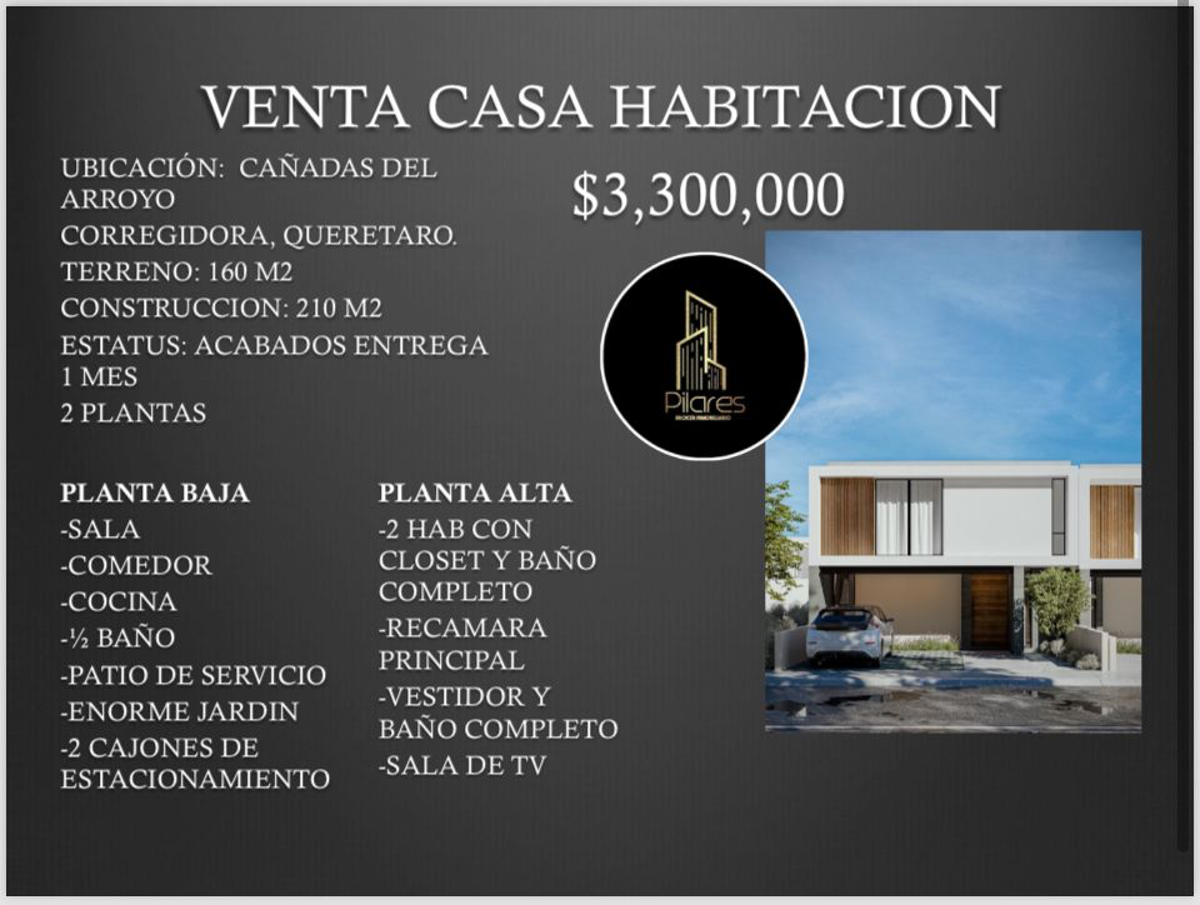 Casa en venta en Cañadas del Arroyo, Corregidora