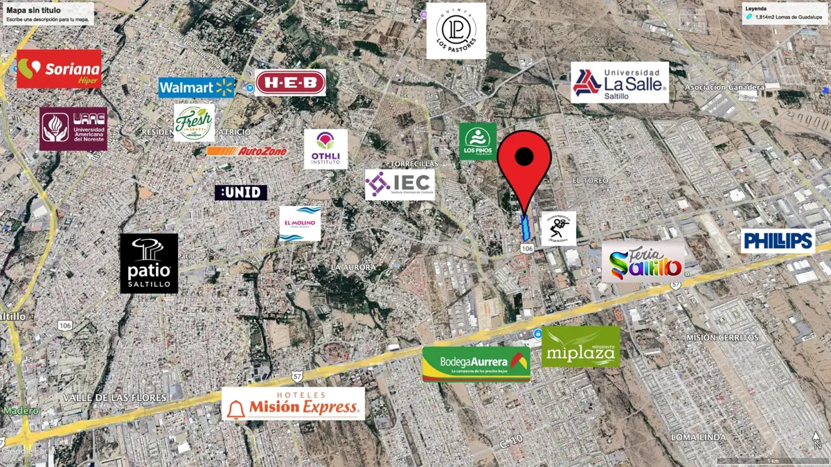 Terreno en venta en Torrecillas y Ramones, Saltillo — foto 1 de 8
