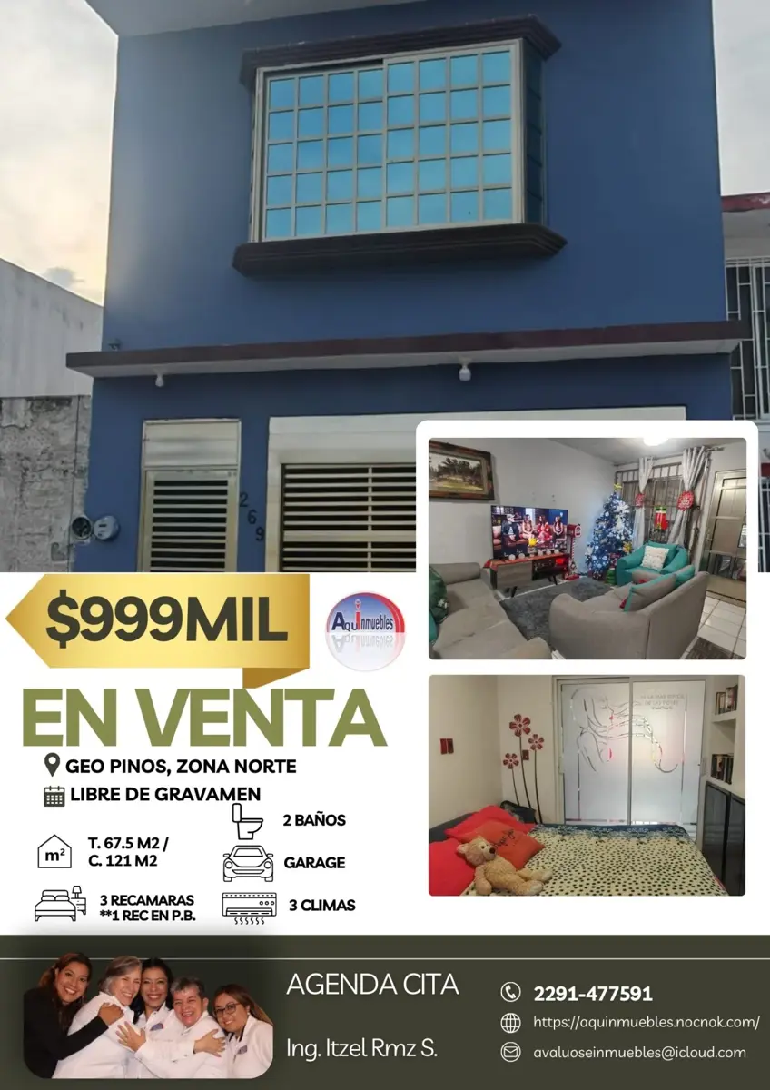Casa en venta en Geovillas los Pinos, Veracruz — foto 1 de 12