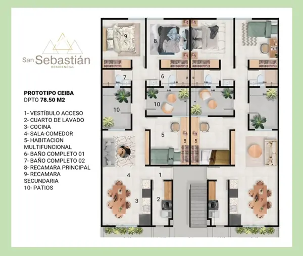 Departamento en venta en El Vergel, Tuxtla Gutiérrez — foto 2 de 22