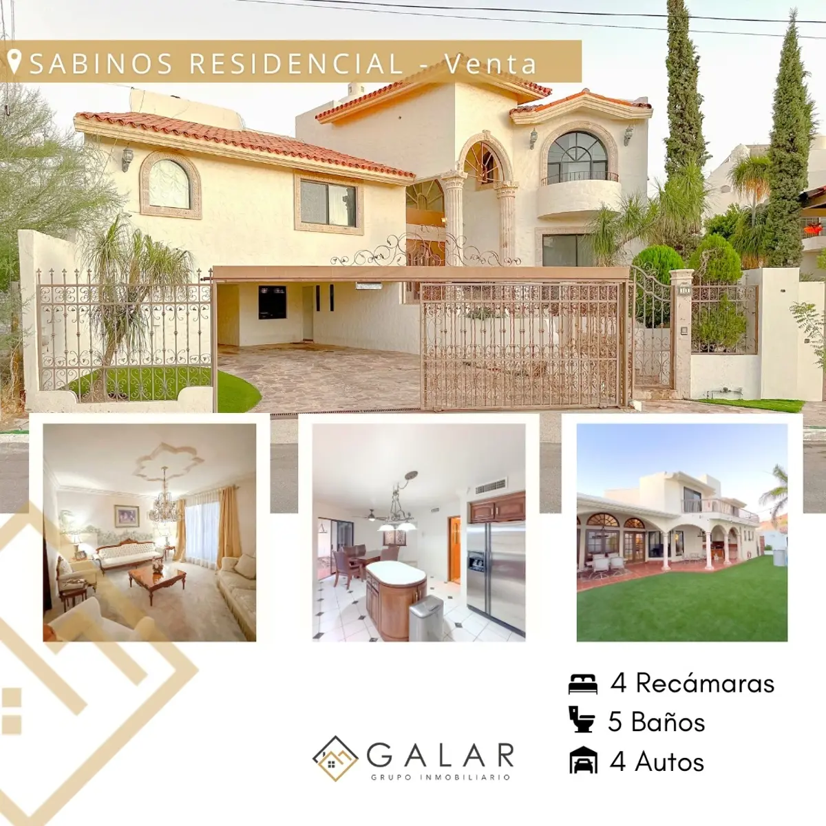 Casa en venta en Los Sabinos, Hermosillo — foto 1 de 24