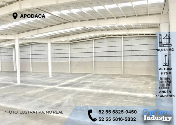 Bodega en Apodaca Technology Park, Apodaca, Nuevo León